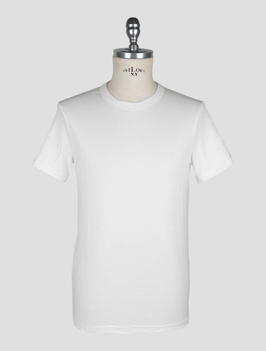 Kiton White Cotton Ea Underwear Shirt