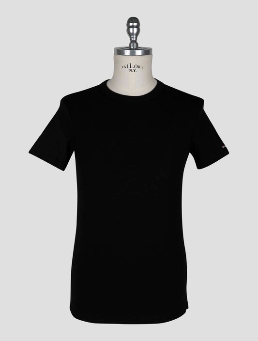Kiton Black Cotton Ea Underwear Shirt