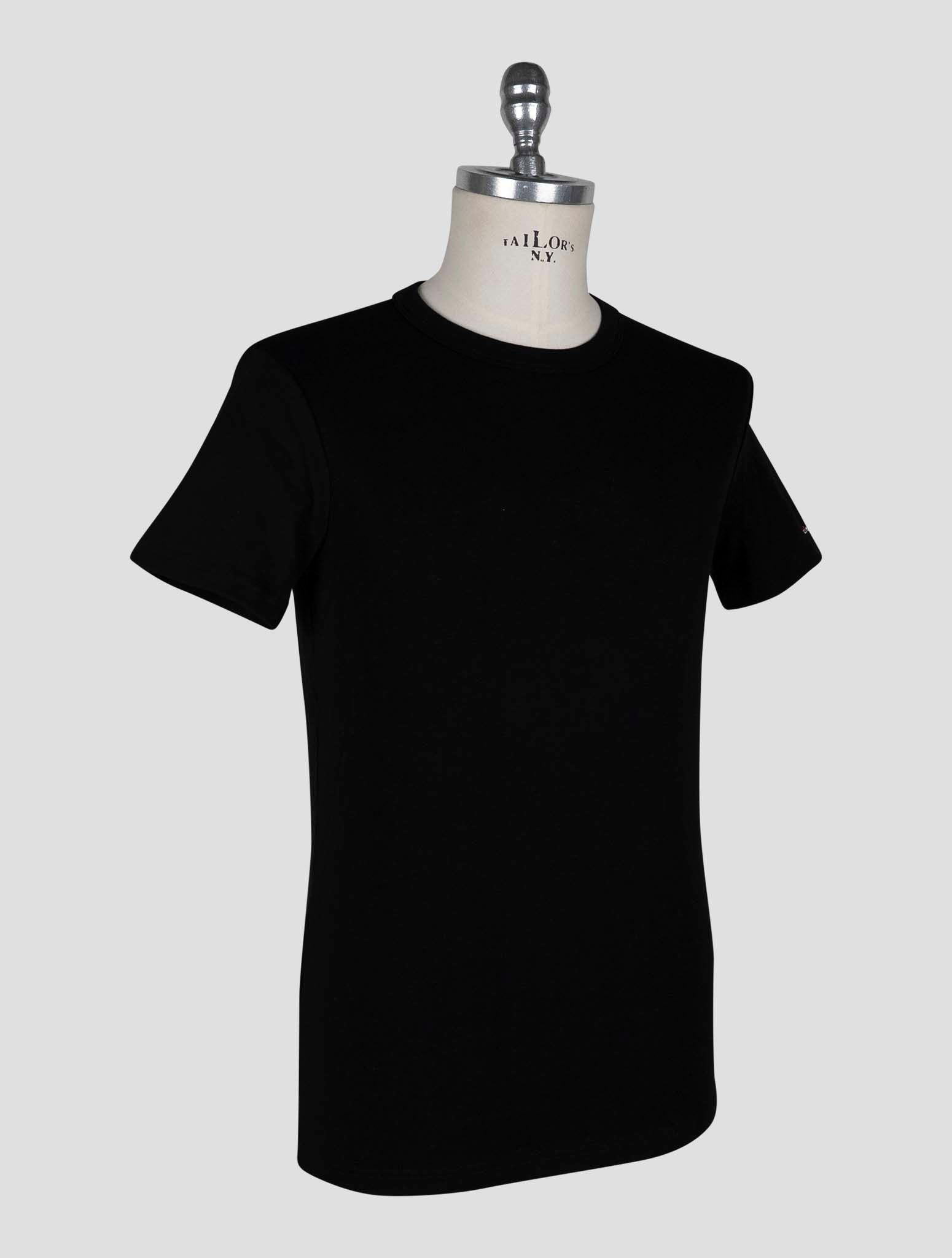 Kiton Black Cotton Ea Underwear Shirt
