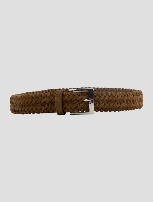 Kiton Brown Leather  Belt
