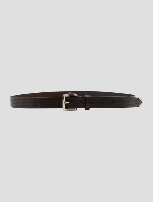 Kiton Brown Leather Belt