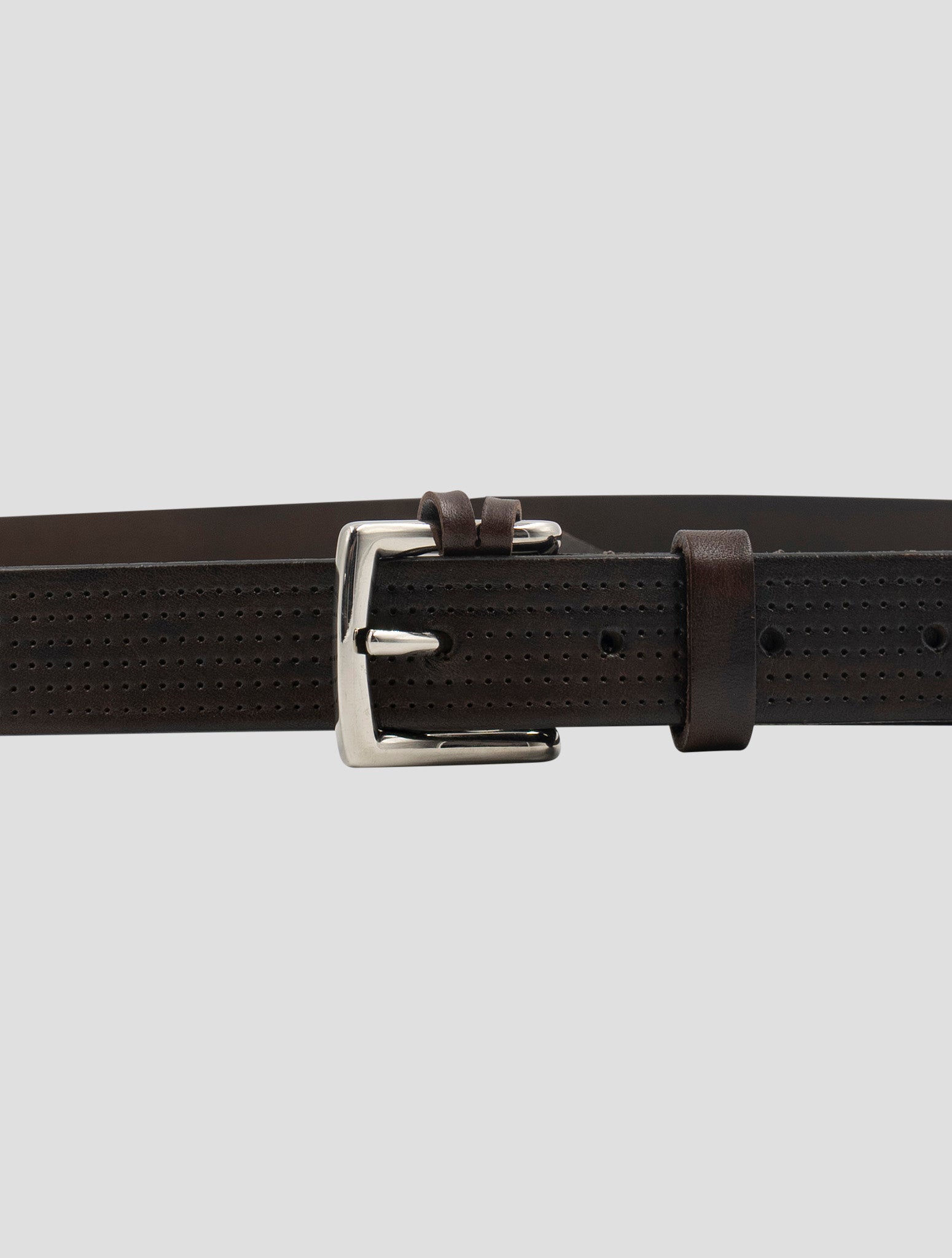 Kiton Brown Leather Belt