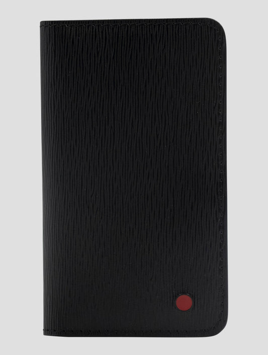 Kiton Black Leather Wallet