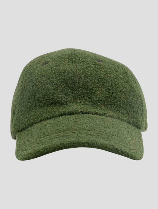 Kiton Green Wool Baseball Cap