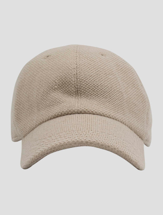 Kiton Beige Cashmere Baseball Cap