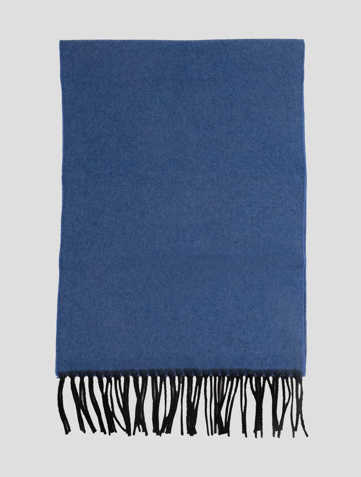 Kiton Blue Cashmere Scarf 35x180