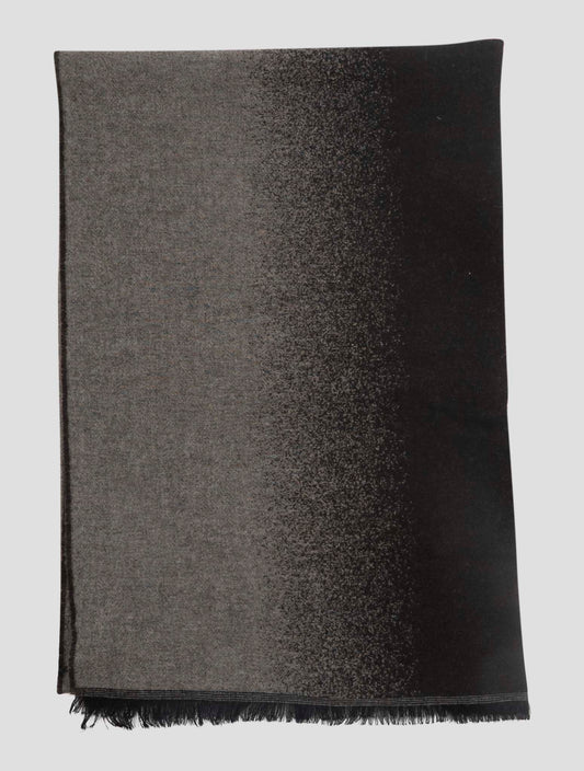 Kiton Gray Cashmere Scarf 37x180