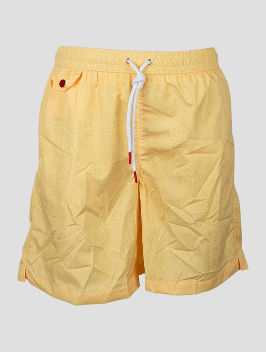 Kiton Yellow Pl Swim Trunks