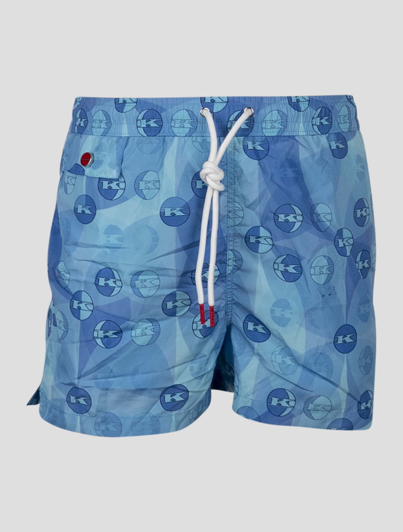 Kiton Light Blue Pl Swim Trunks