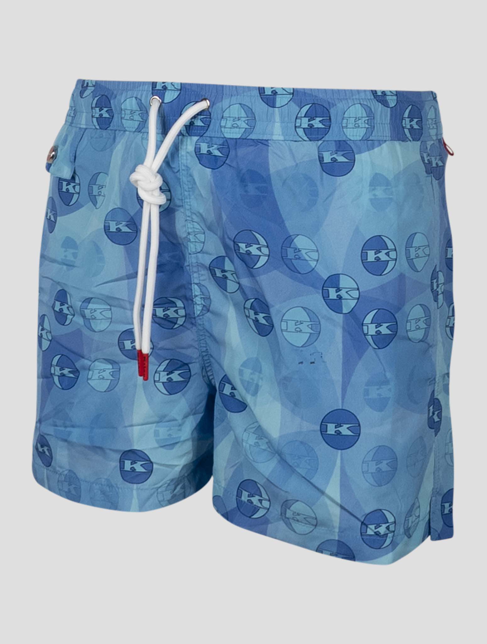 Kiton Light Blue Pl Swim Trunks