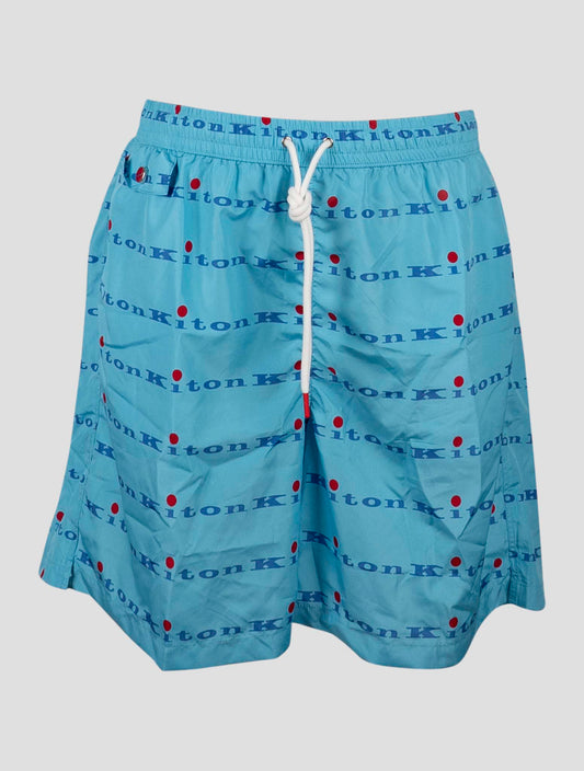 Kiton Light Blue Pl Swim Trunks