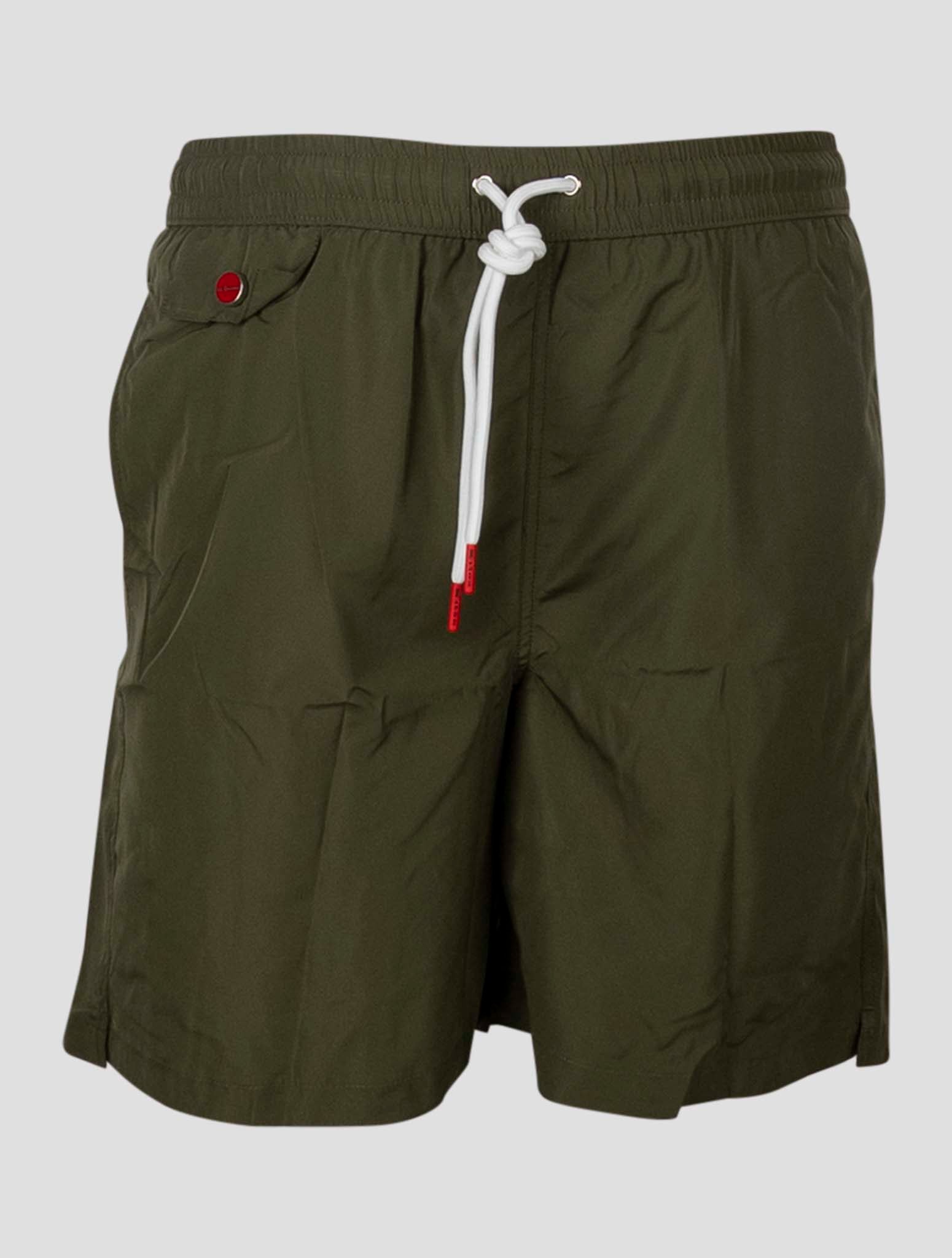 Kiton Green Pl Swim Trunks