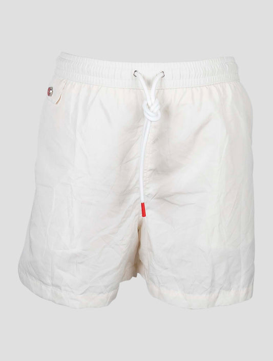 Kiton Light Beige Pl Swim Trunks