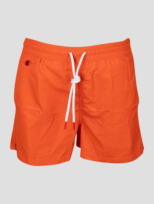 Kiton Orange Pl Swim Trunks
