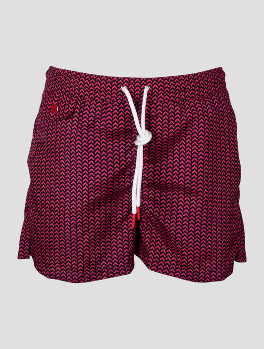 Kiton Black Violet Pl Swim Trunks