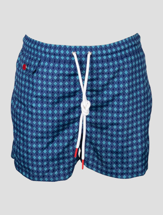 Kiton Purple Light Blue Pl Swim Trunks