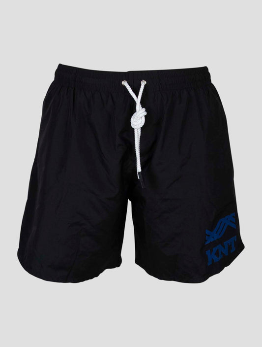 Kiton Knt Black Pl Swim Trunks