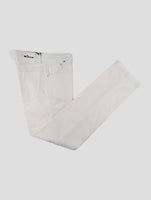 Kiton White Cotton Cashmere Ea Pants
