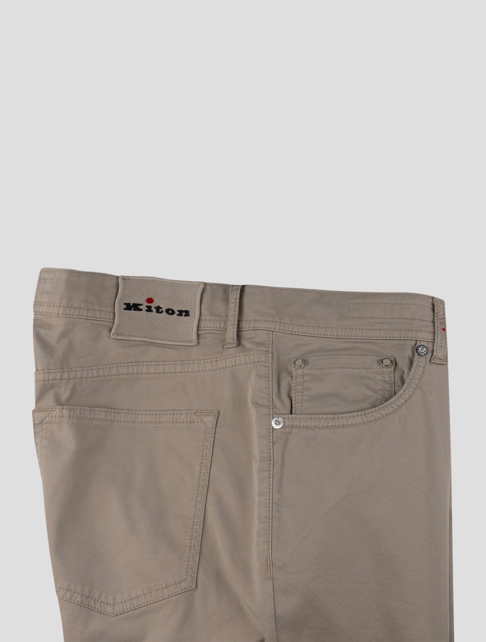 Kiton Beige Cotton Ea Jeans