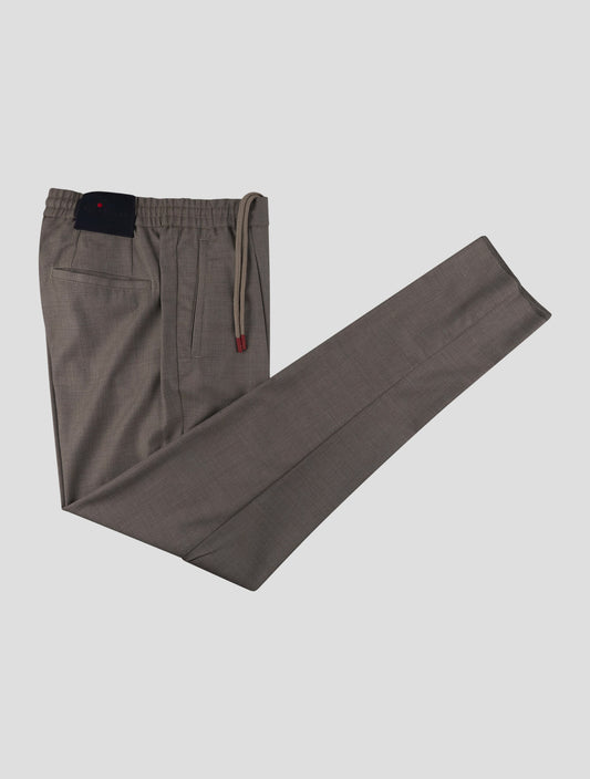 Kiton Gray Wool Pants