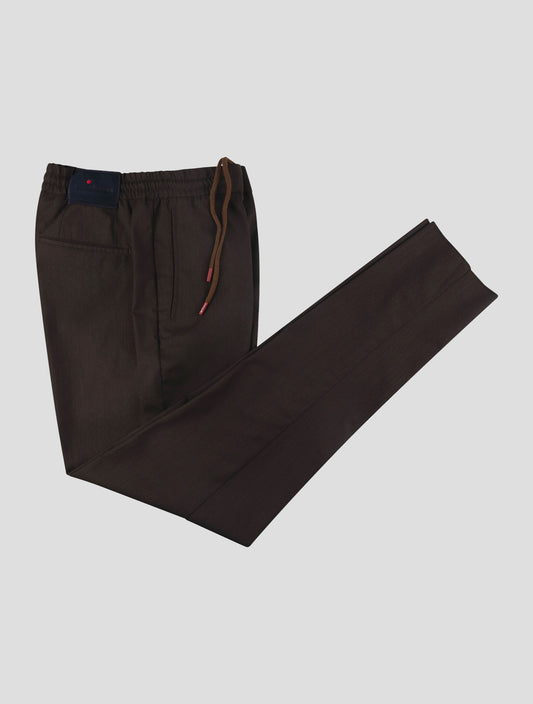 Kiton Brown Wool Pants