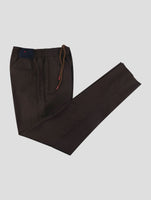 Kiton Brown Wool Pants