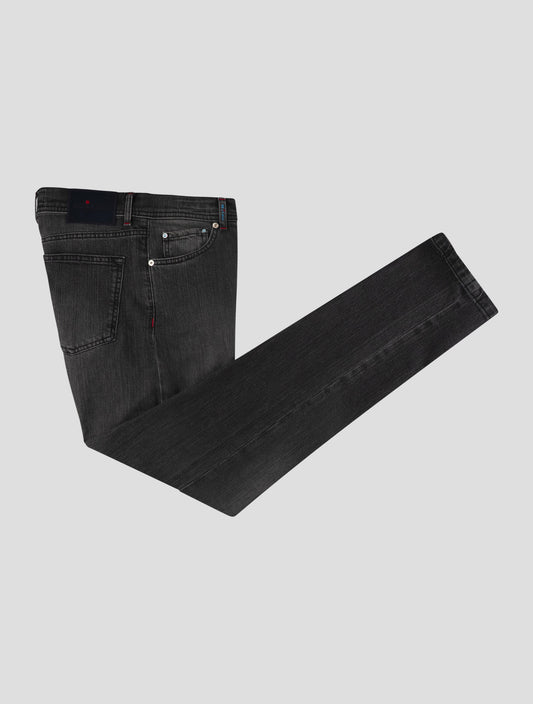 Kiton Gray Cotton Ea Jeans