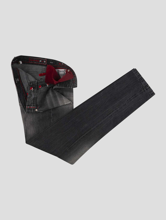 Kiton Gray Cotton Ea Limited Edition 69 of 98 Jeans