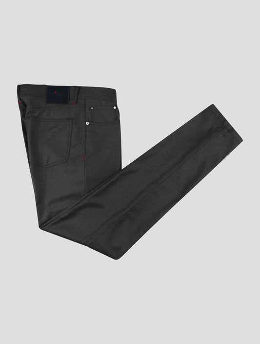 Kiton Gray Wool Pants Mod. Jeans