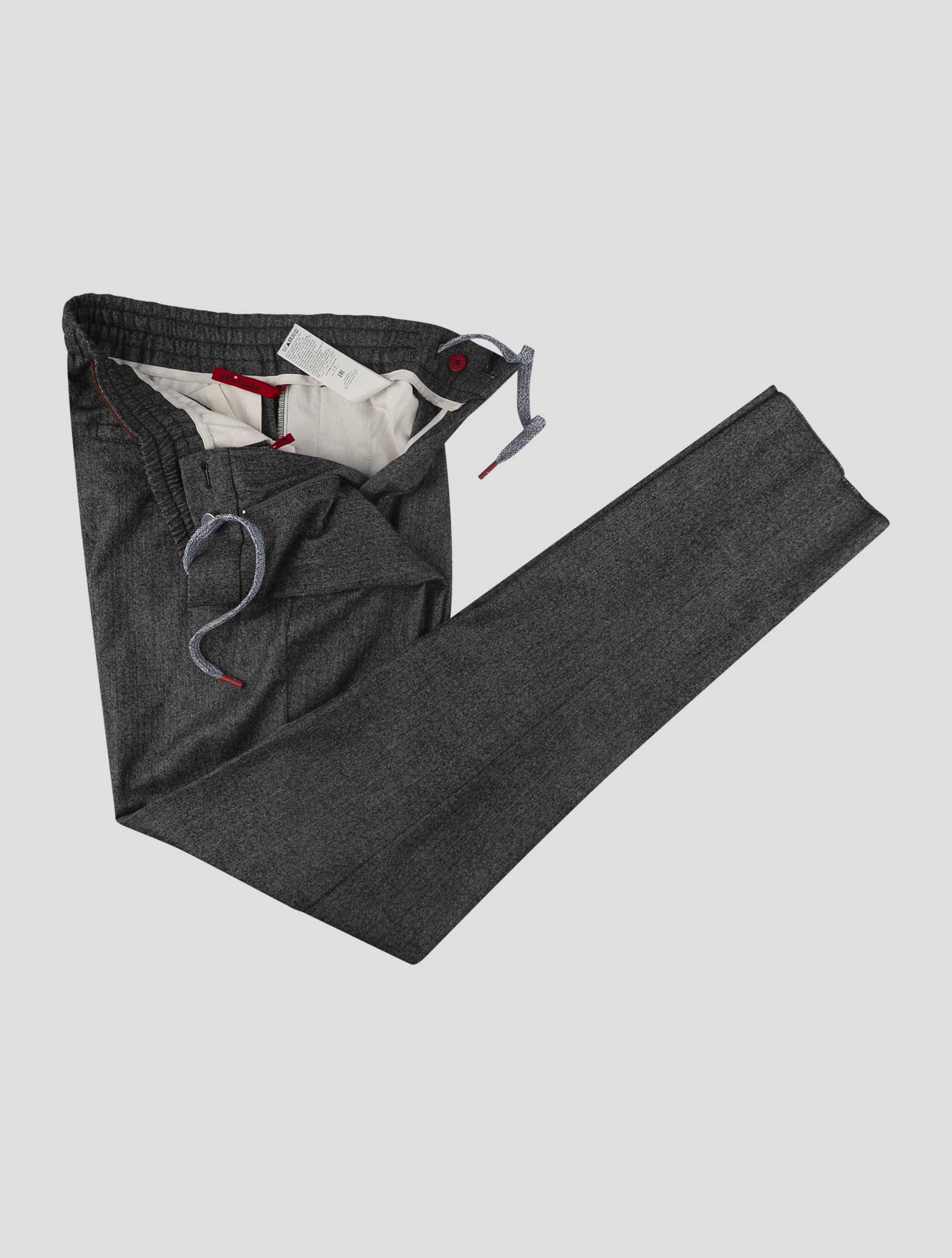 Kiton Gray Cotton Cashmere Ea Pants