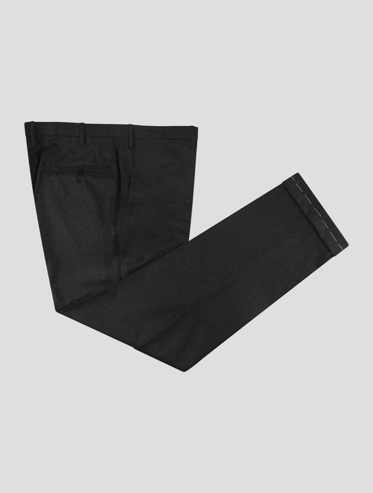 Kiton Gray Wool Dress Pants