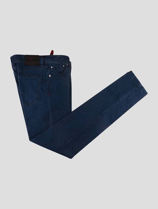 Kiton Blue Cotton Ea Jeans