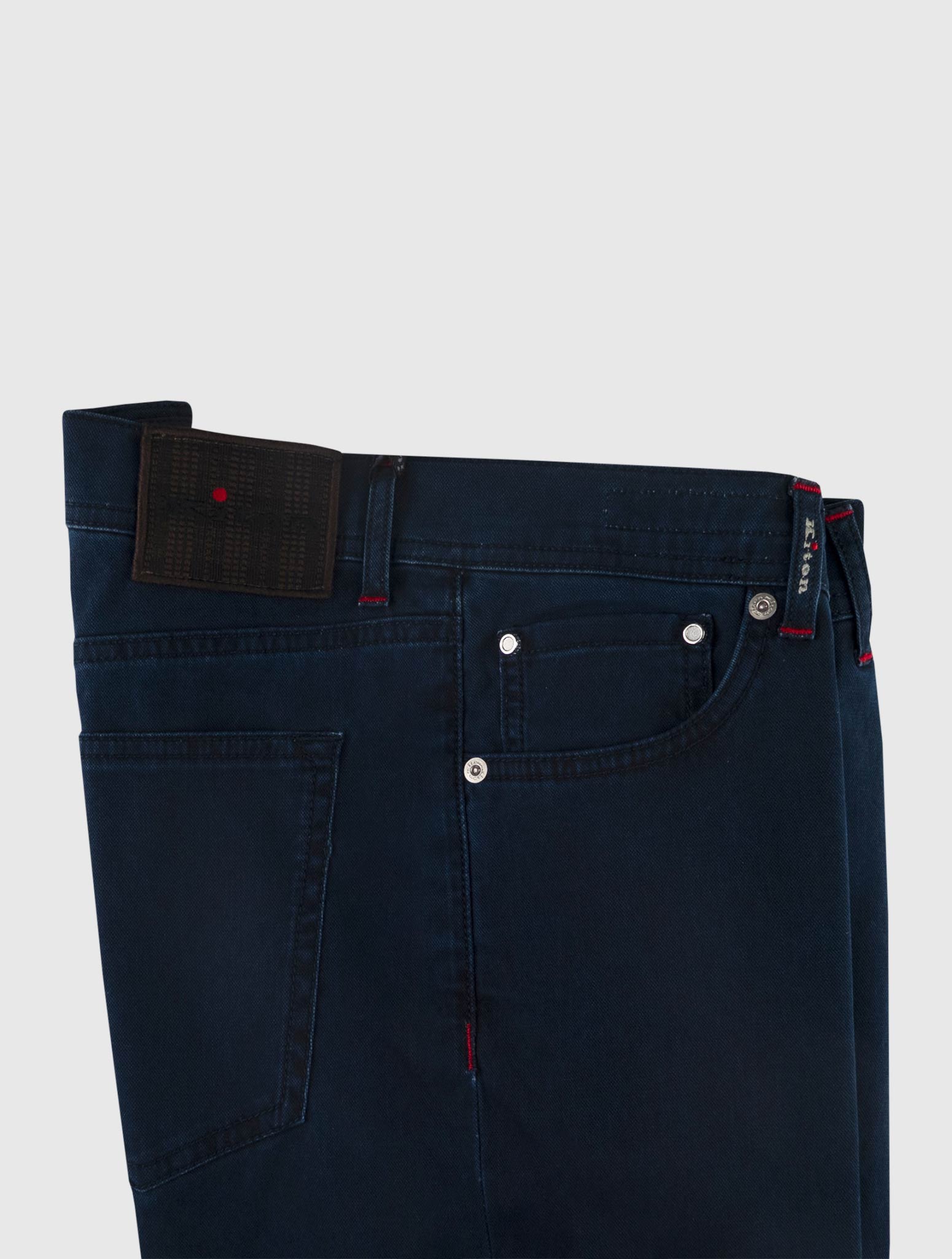 Kiton Blue Cotton Ea Jeans