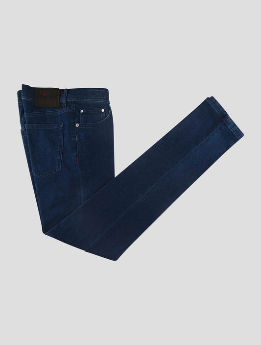 Kiton Blue Cotton Ea Jeans