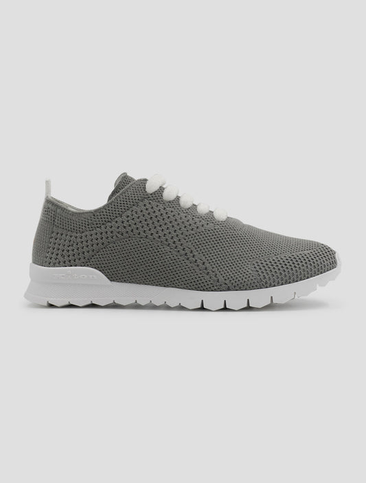 Kiton Gray Cashmere Pl Sneakers Women