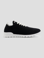 Kiton Black Cashmere Pl Sneakers Women