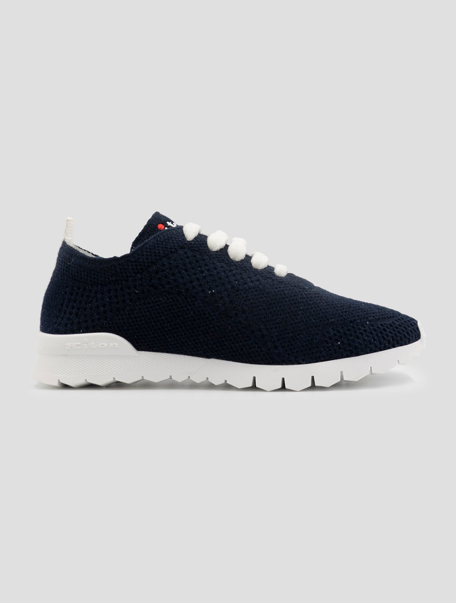 Kiton Blue Cashmere Pl Sneakers Women