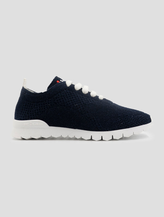 Kiton Blue Cashmere Pl Sneakers Women