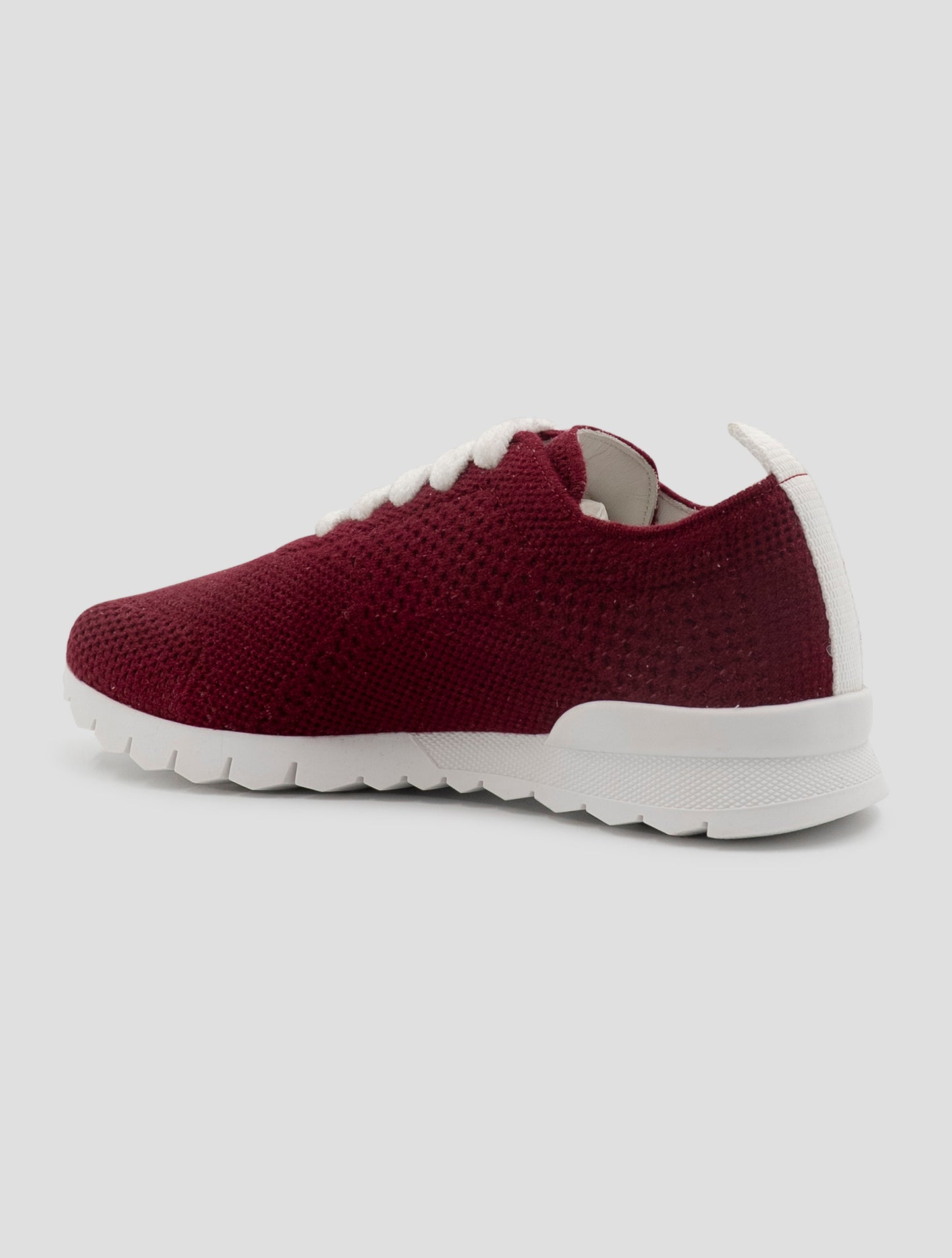 Kiton Red Cashmere Pl Sneakers Women