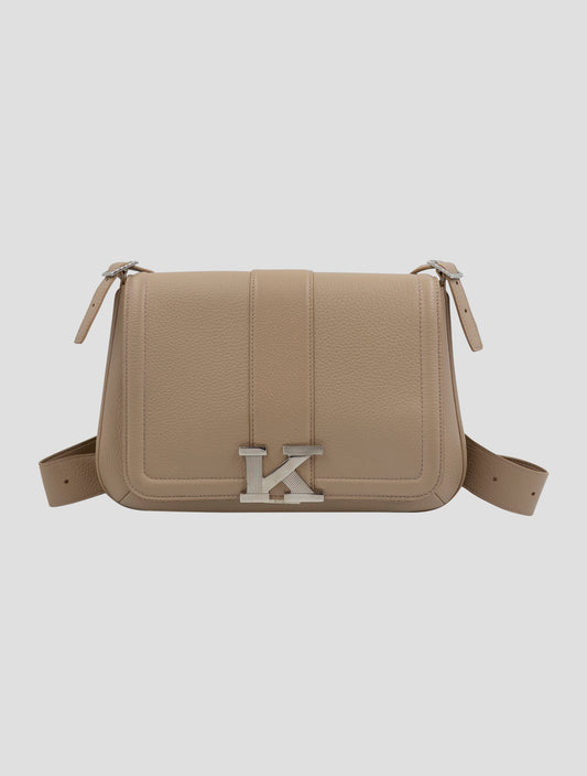 Kiton Beige Leather Bag Women