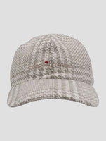 Kiton Beige White Silk Cashmere Baseball Cap Women
