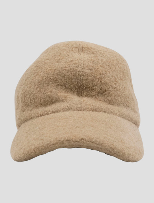 Kiton Brown Wool Baseball Cap Women