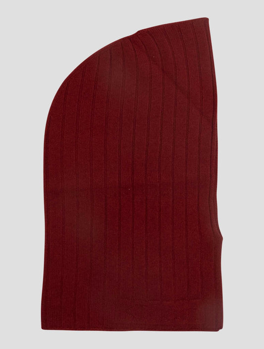 Kiton Red Cashmere Balaclava Women