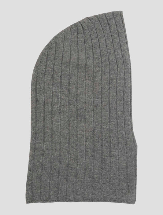 Kiton Dark Gray Cashmere Balaclava Women