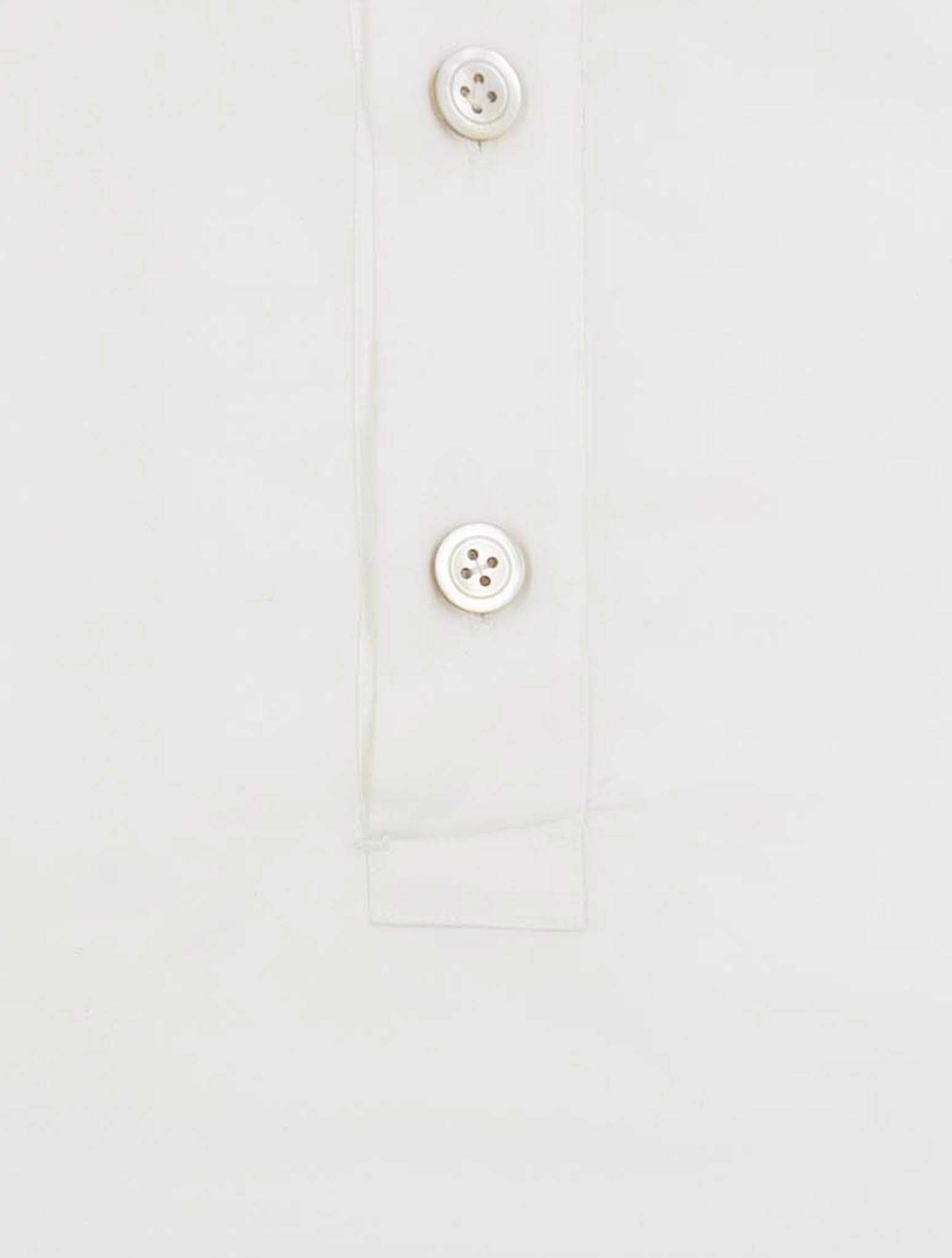 Kiton White Cotton Shirt Polo Positano