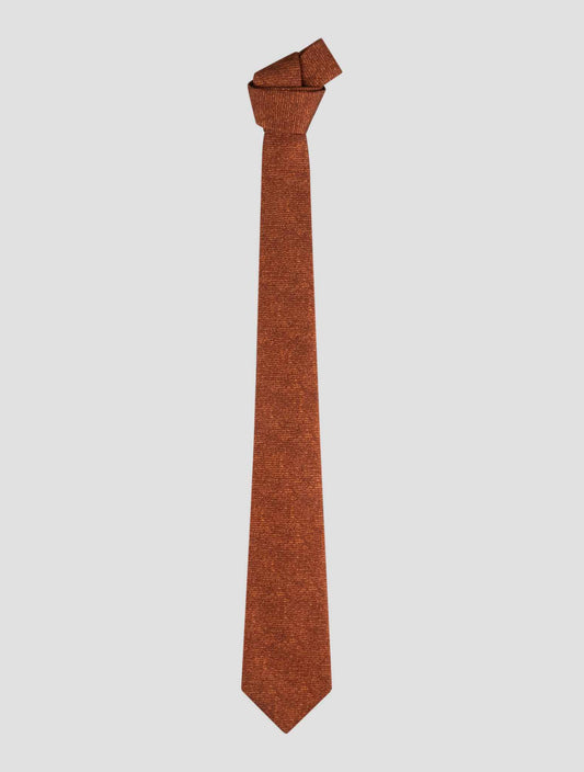 Kiton Brown Silk Tie