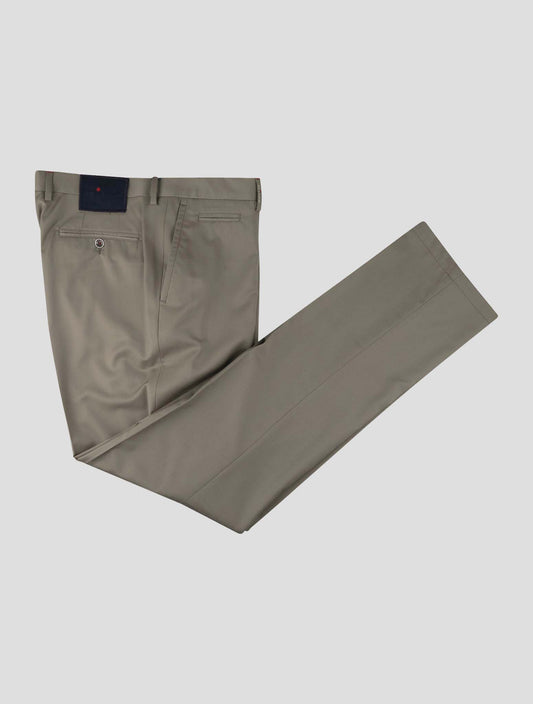Kiton Green Wool Pants