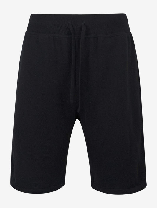 Kiton Black Cashmere Short Pants