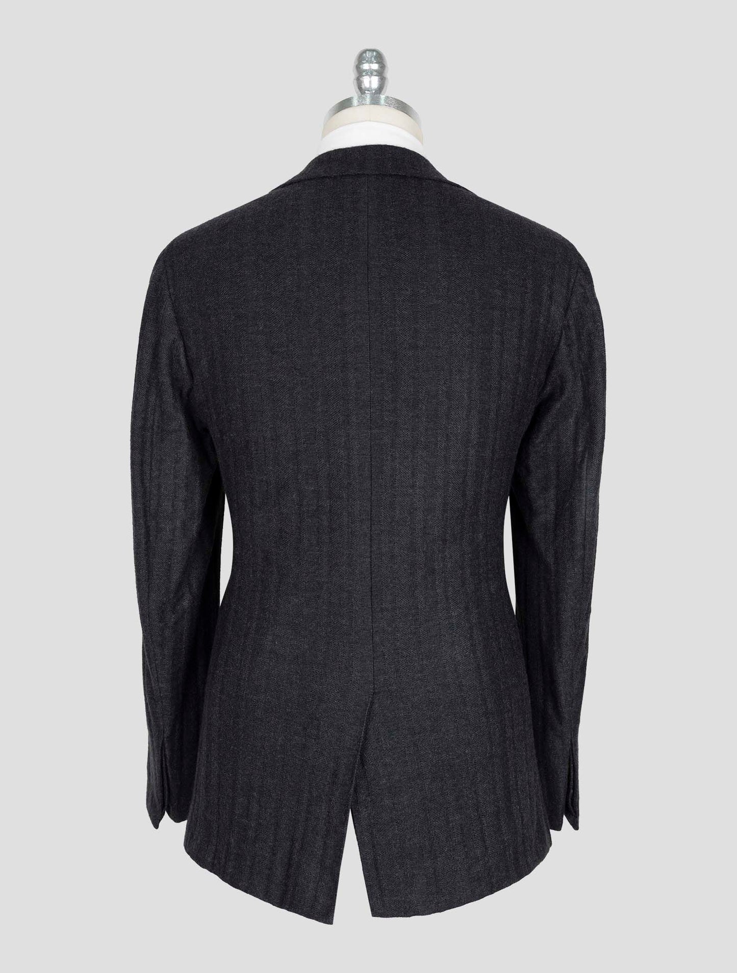 Kiton Knt Dark Gray Cotton Cashmere Blazer