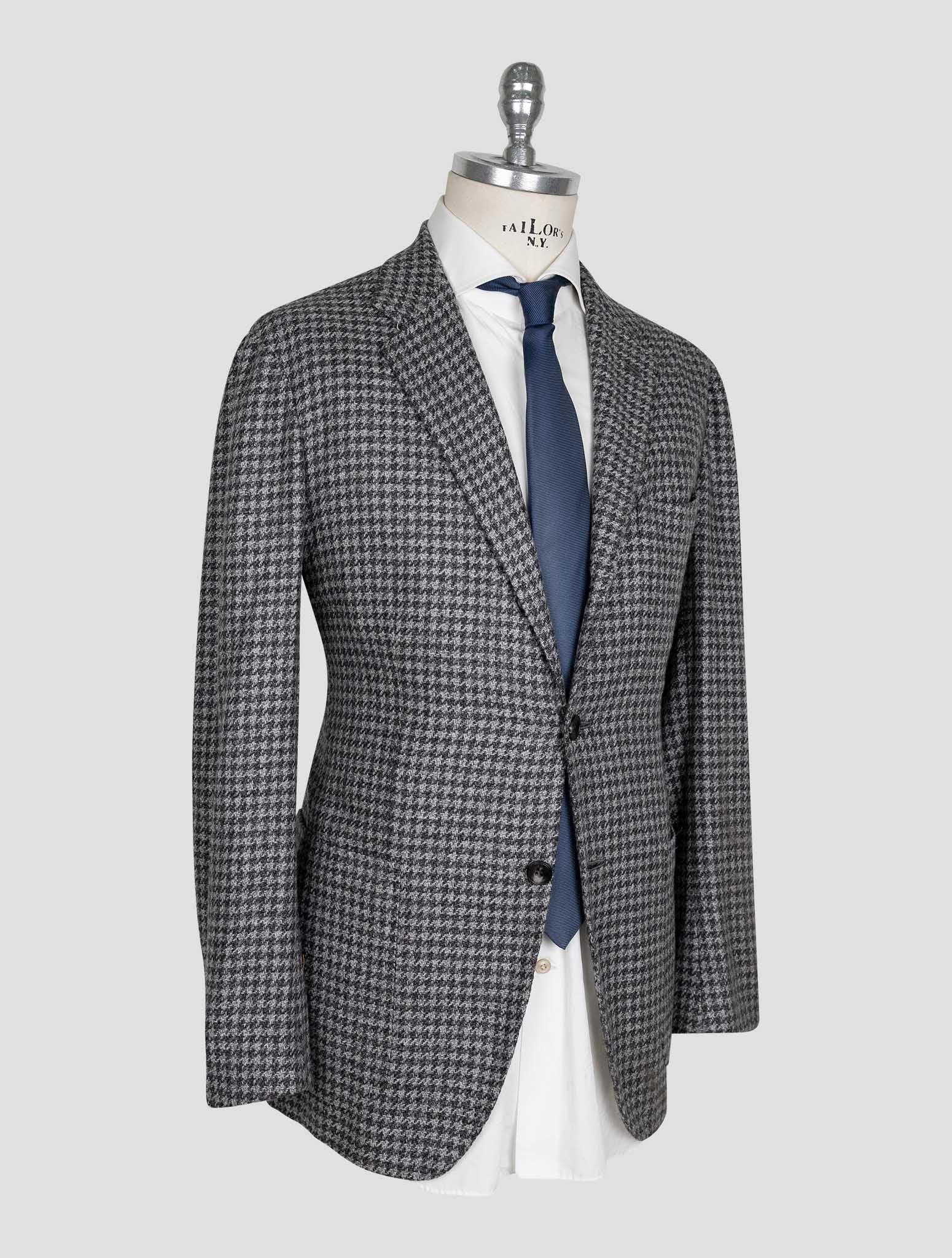 Kiton Dark Gray Cashmere Blazer